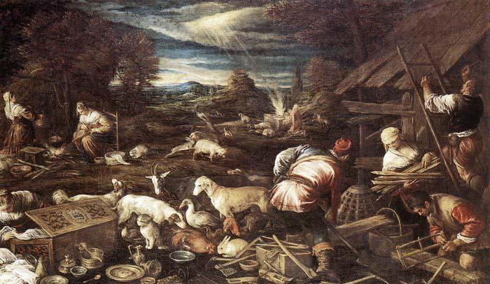 Jacopo Bassano Noah's Sacrifice